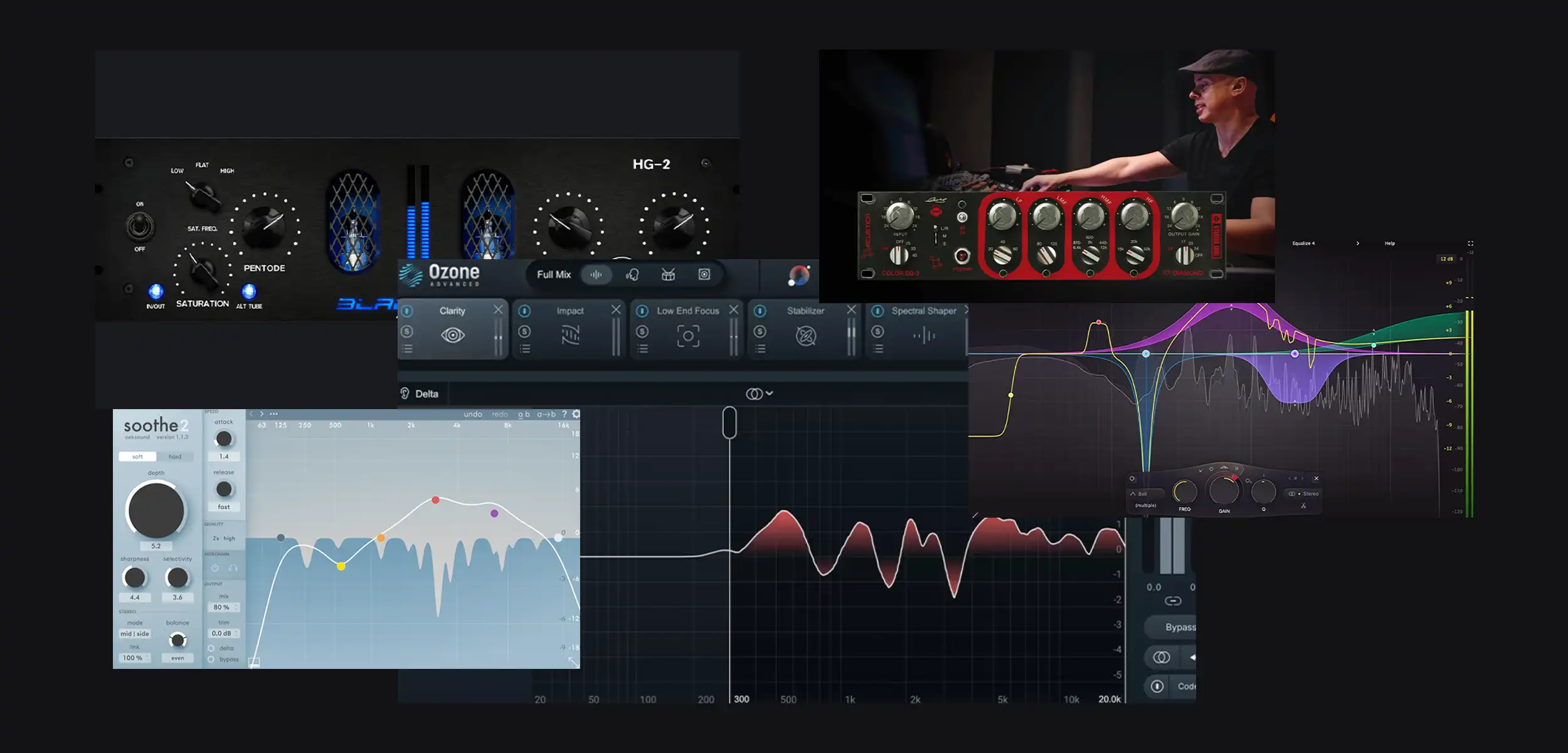 various audio plugins